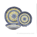 Western Design Luxe Bot Ceramic Porselein Diny Set set